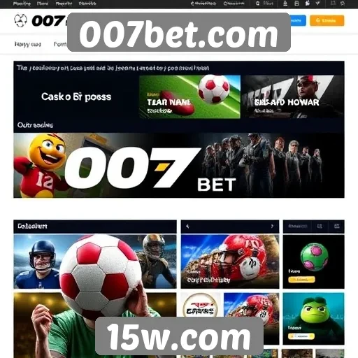 Plataforma de jogos 007bet.com oferece diversas opções de apostas